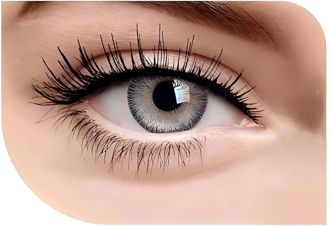 Grey Matte Contact Lenses for Pakistani Women - Bi-Weekly Use, Soft Cream Material, Natural Look