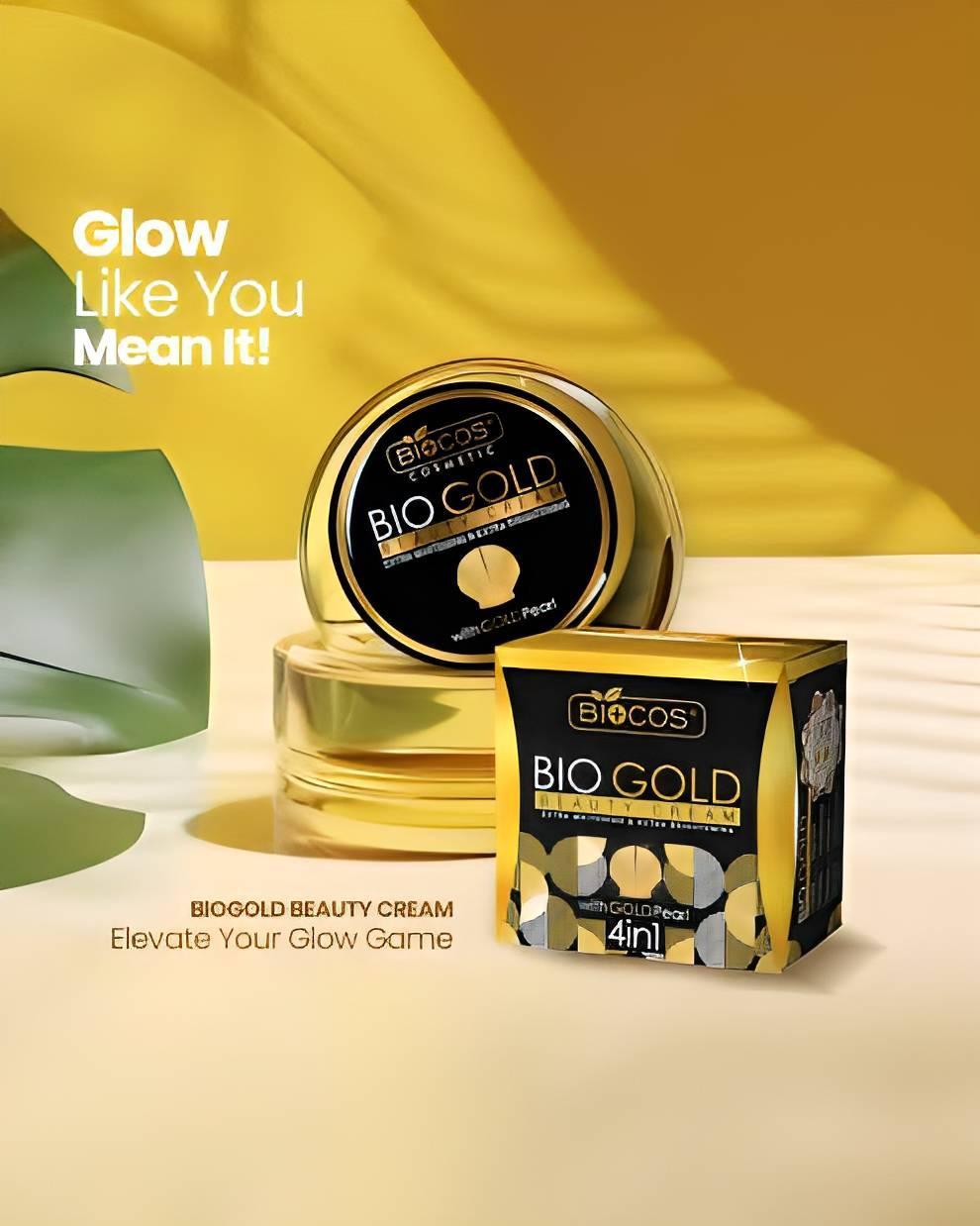 Bio Gold Beauty Cream 50ml Hydrating Glow Protect
