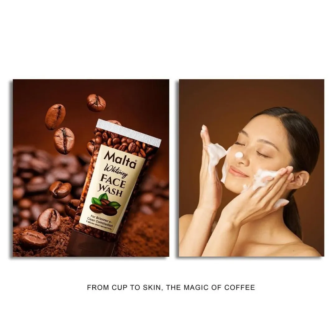 Malta Coffee Whitening Facial Kit 3 Pcs All Skin Types