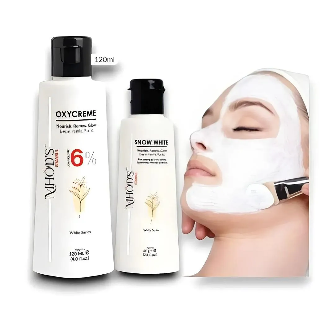MHOD's Snow White & Oxy Cream Whitening Kit 120ml 60gm