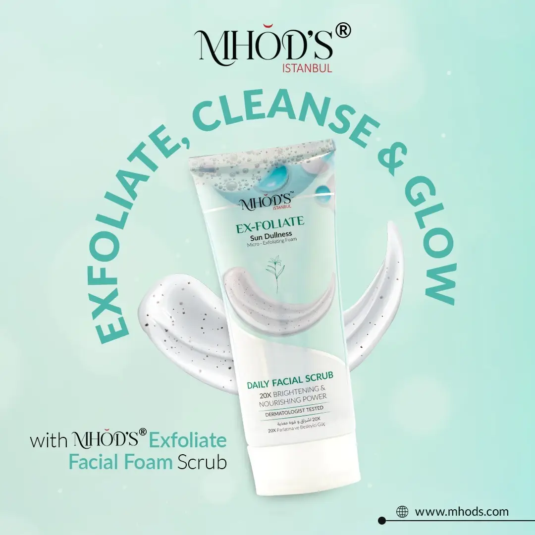 MHODS Exfoliate Sun Dullness Daily Facial Scrub