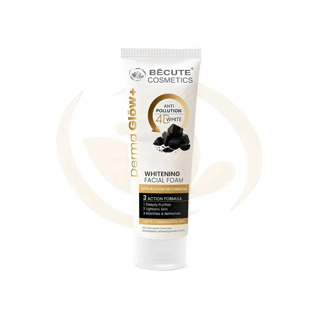 Derma Glow Whitening Facial Foam With Activated Charcoal