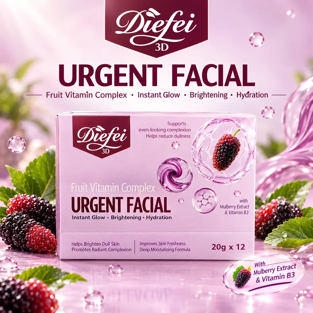 Diefei 3D Urgent Facial Fruit Vitamin – 12 Pieces