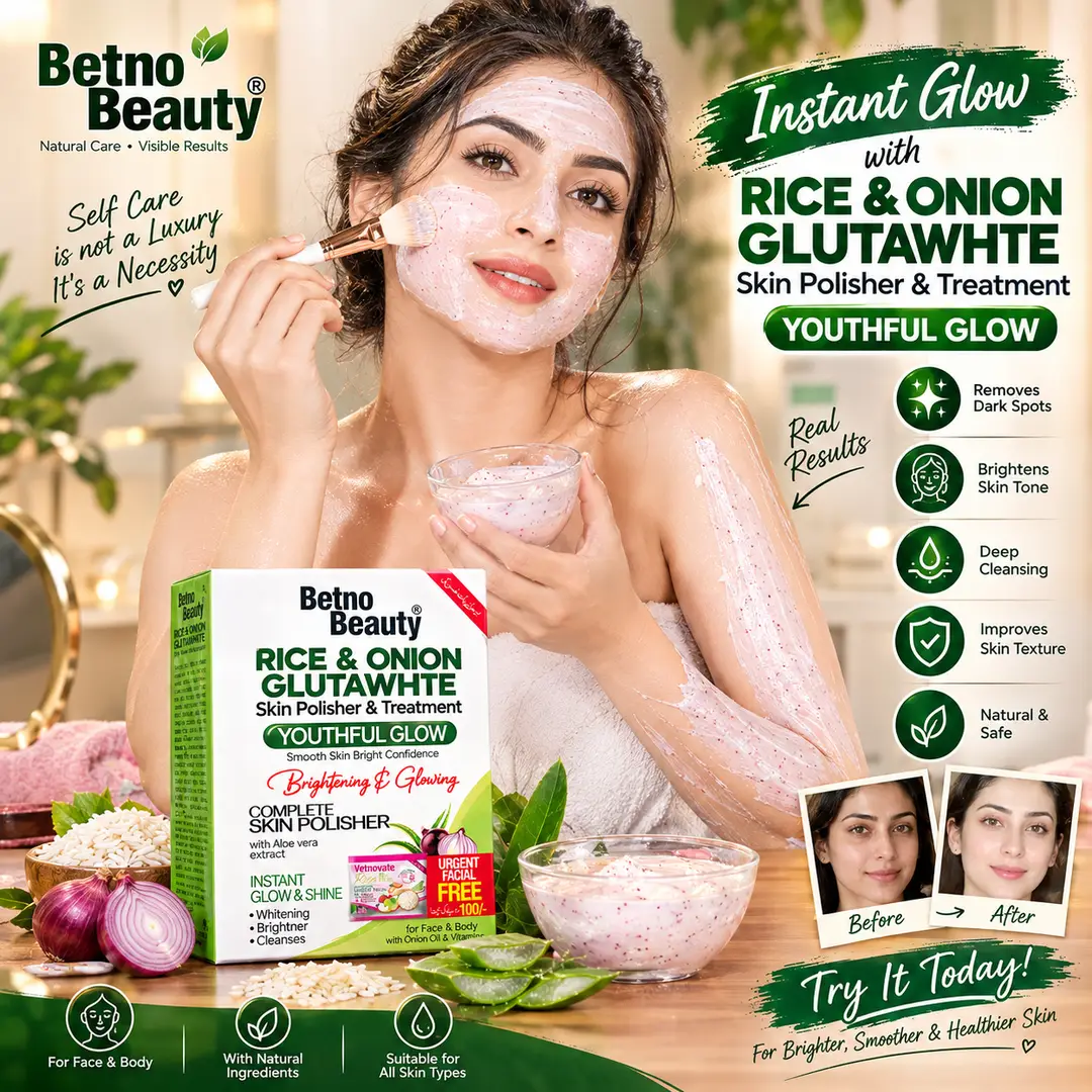 Betno Beauty Rice & Onion Glutawhite Skin Polisher