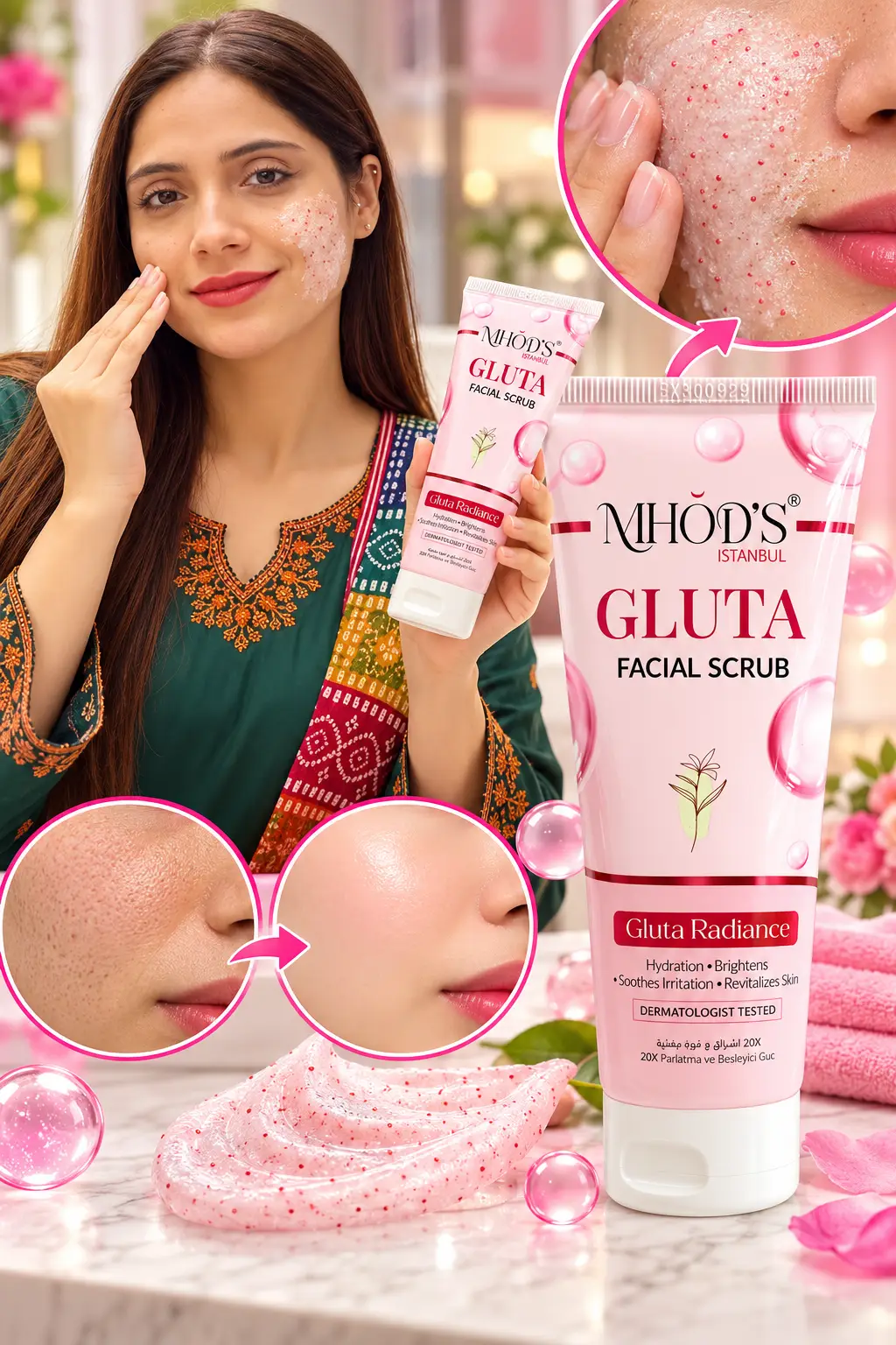 MOODS Istanbul Gluta Facial Scrub