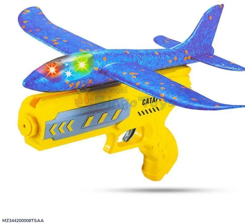 Flying Aircraft Toy Gun for Kids 3+ Multicolor