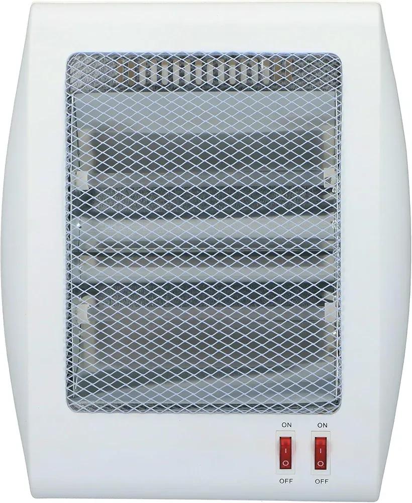 Electric Heater for Home Office White Stainless Steel