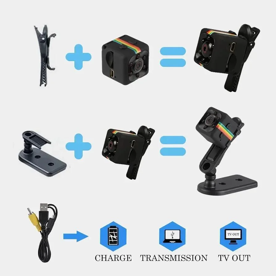 Camera ABS Plastic Black 3 cm