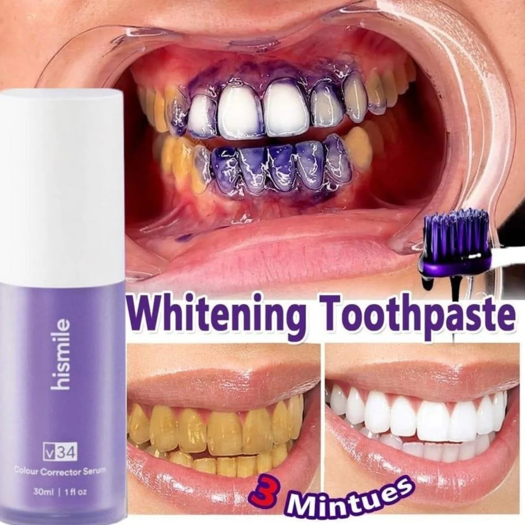 V34 Colour Corrector Serum Purple Teeth Whitening