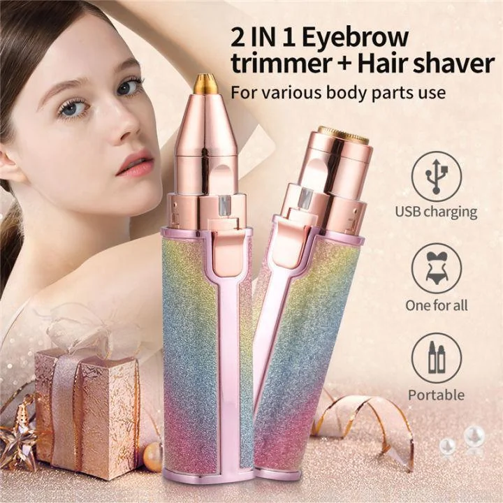 Easy-To-Clean Design Women's Eyebrows Hair Trimmer