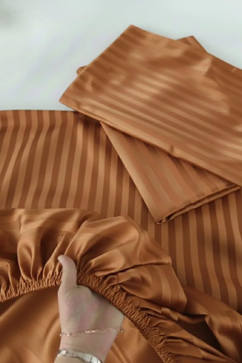 3 Pcs Micro Cotton Plain Double Bedsheet