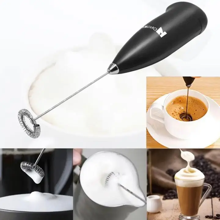 Electric Handheld Coffee Frother & Drink Mixer
