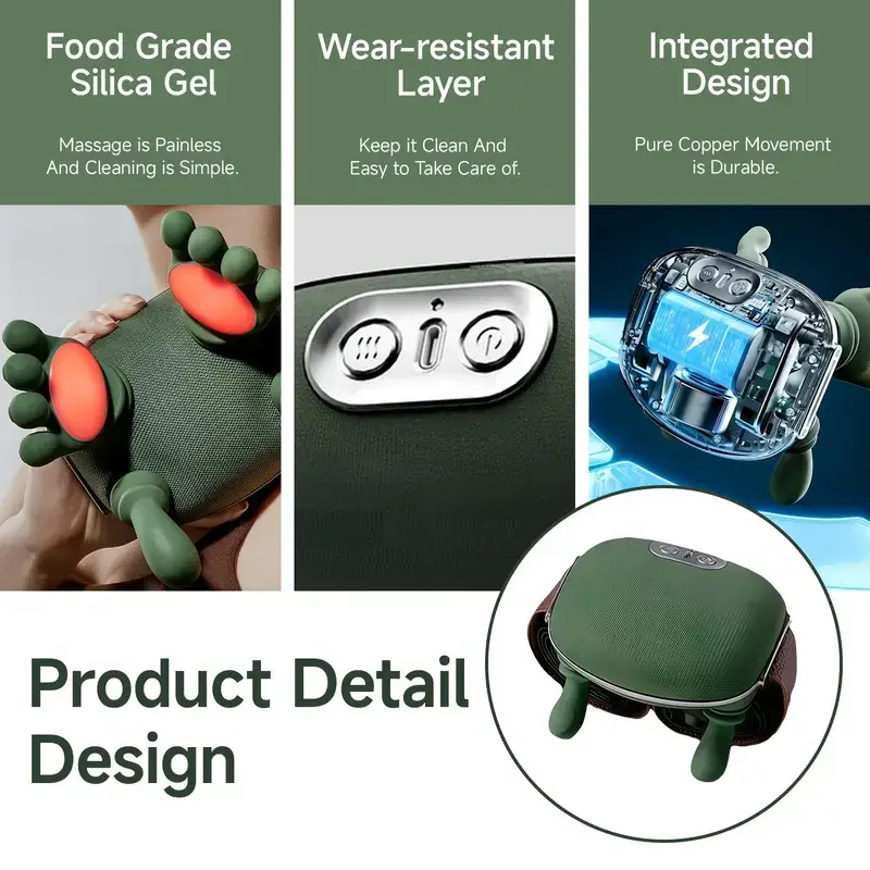 4D Kneading Neck & Body Massager with Heat Therapy & Intelligent Modes | Sharing Store