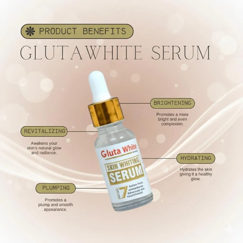 Gluta White Skin Whitening Serum 7% Dark Spot Remover