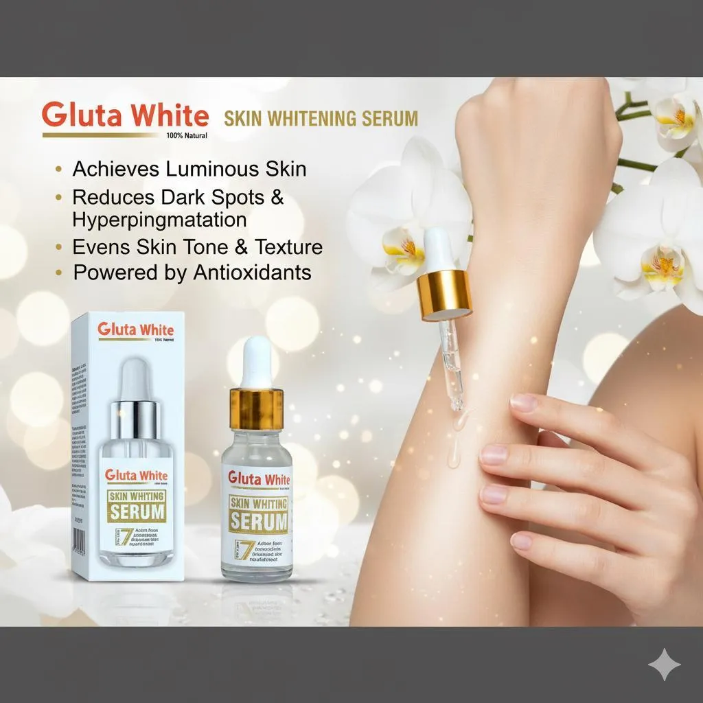 Gluta White Skin Whitening Serum 7% Dark Spot Remover