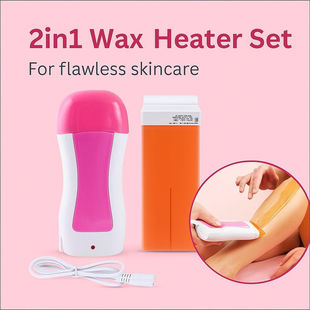 Pink Wax Heater for Smooth Hair Removal at Home