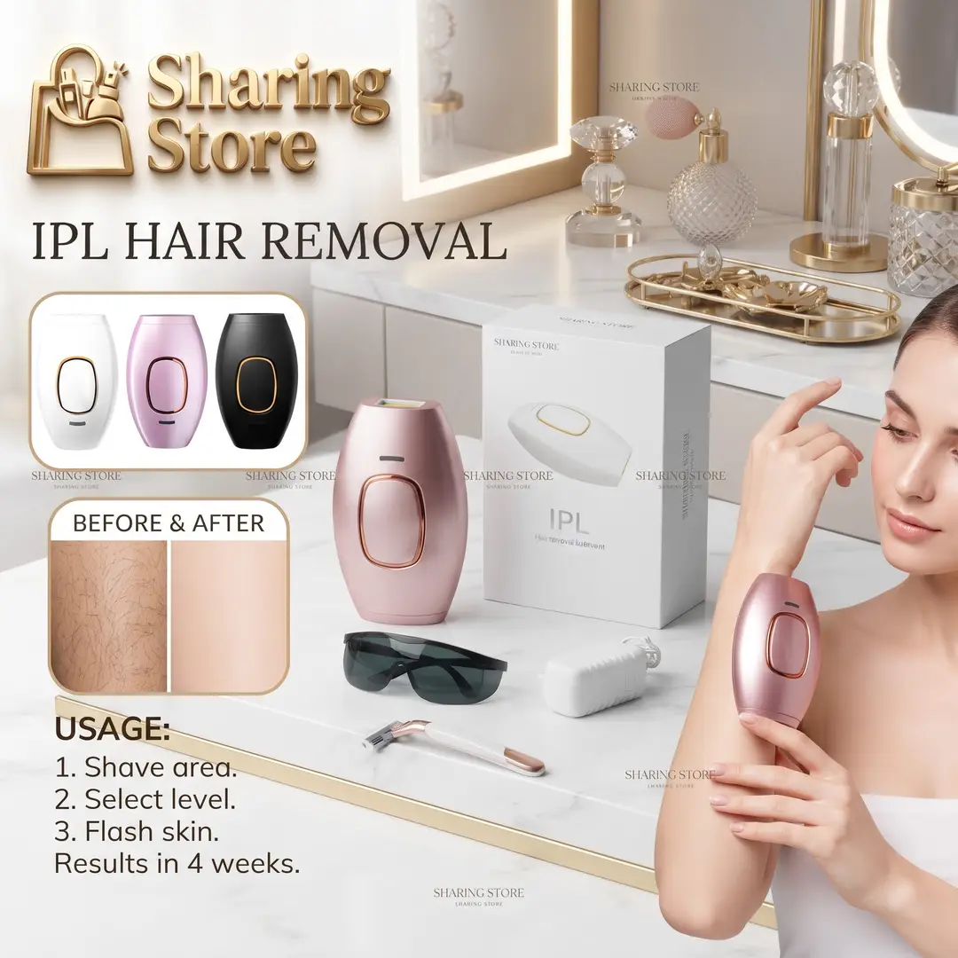 IPL Laser Hair Removal – Painless Permanent Hair Remover