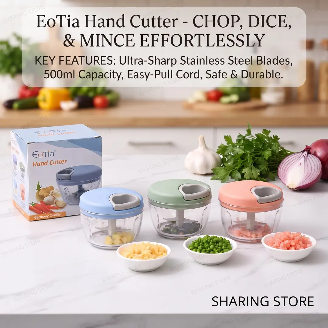 EoTia Manual Mini Chopper Hand Cutter