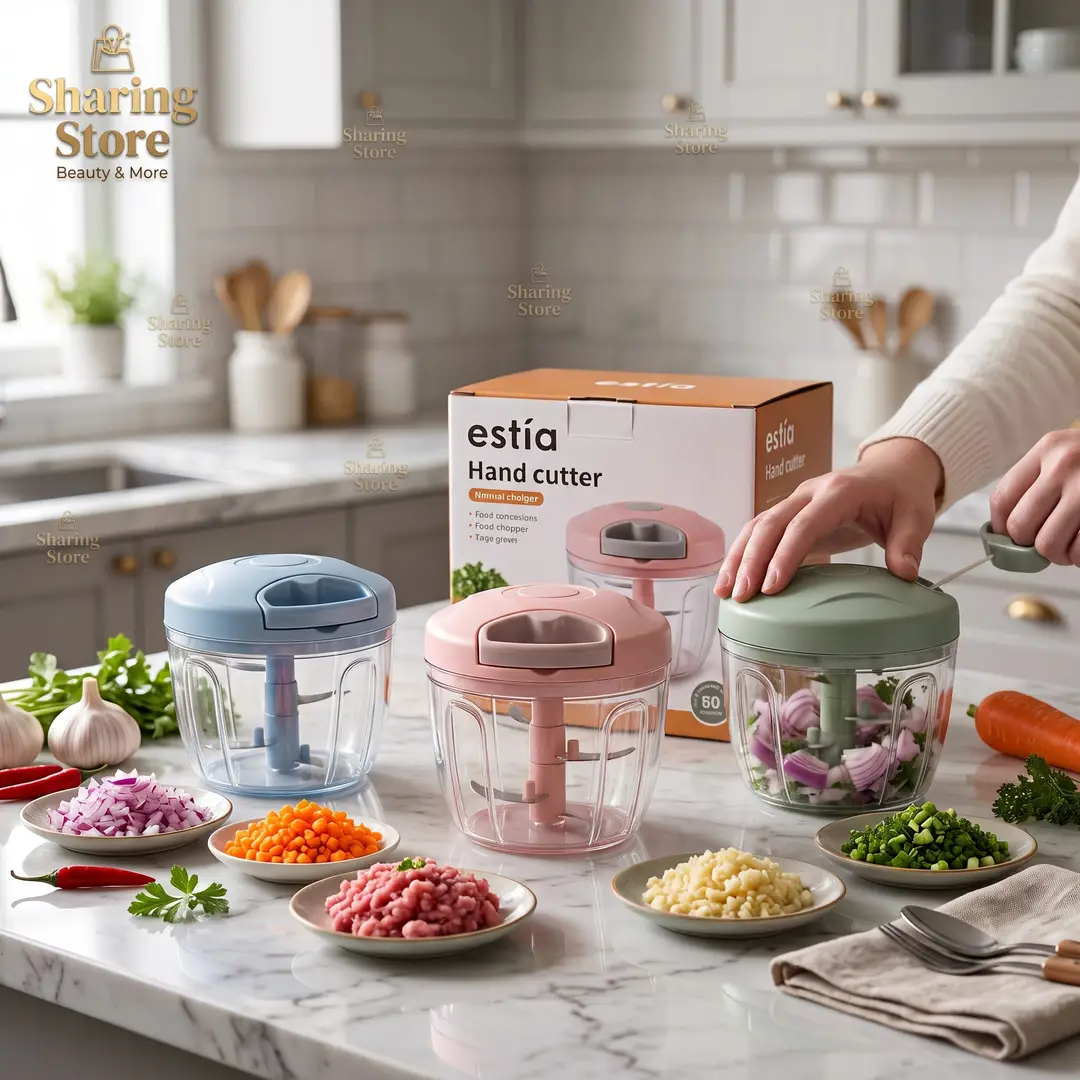 Manual Food Chopper & Vegetable Cutter