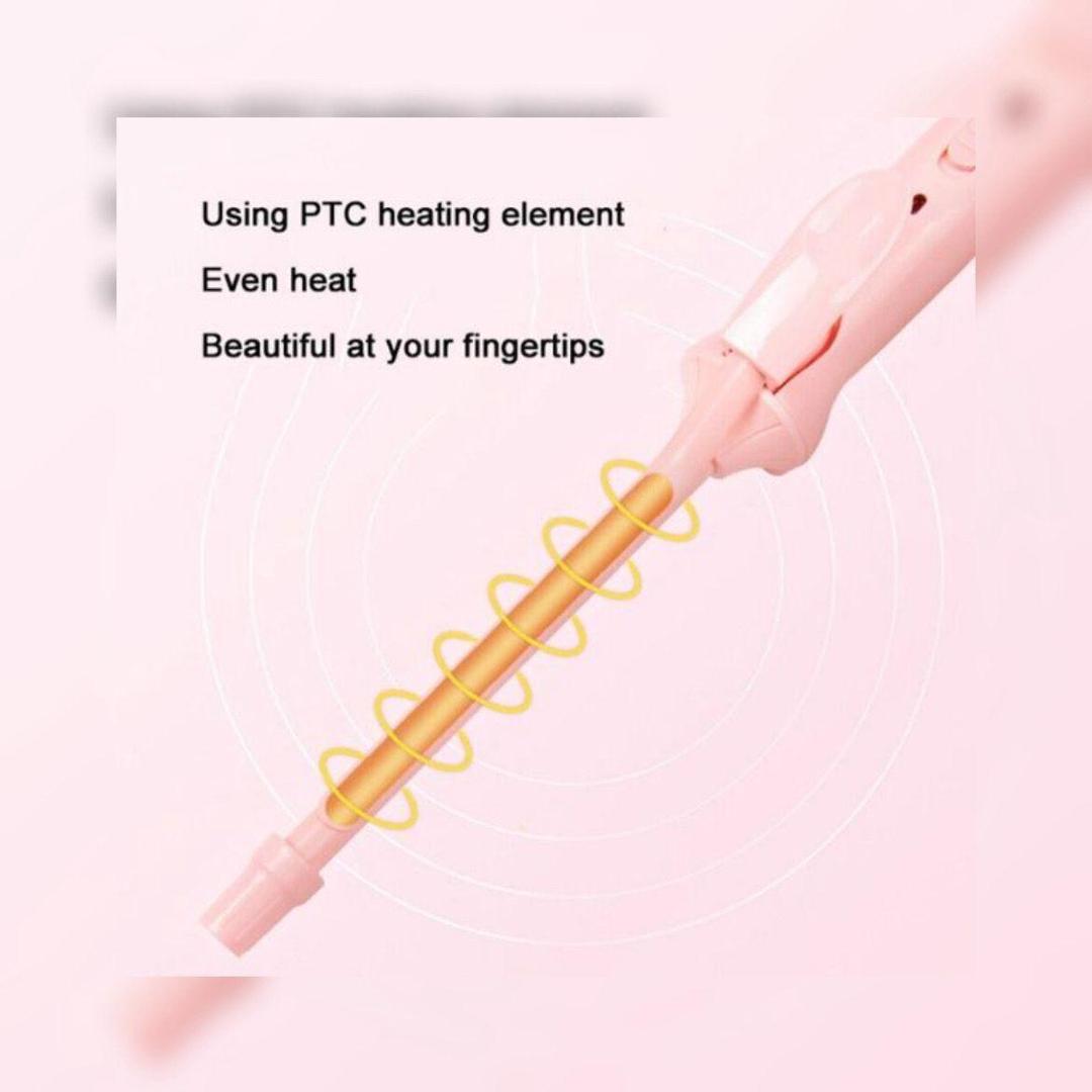 Nova 9mm Hair Curler & Straightener Rose Gold 9mm