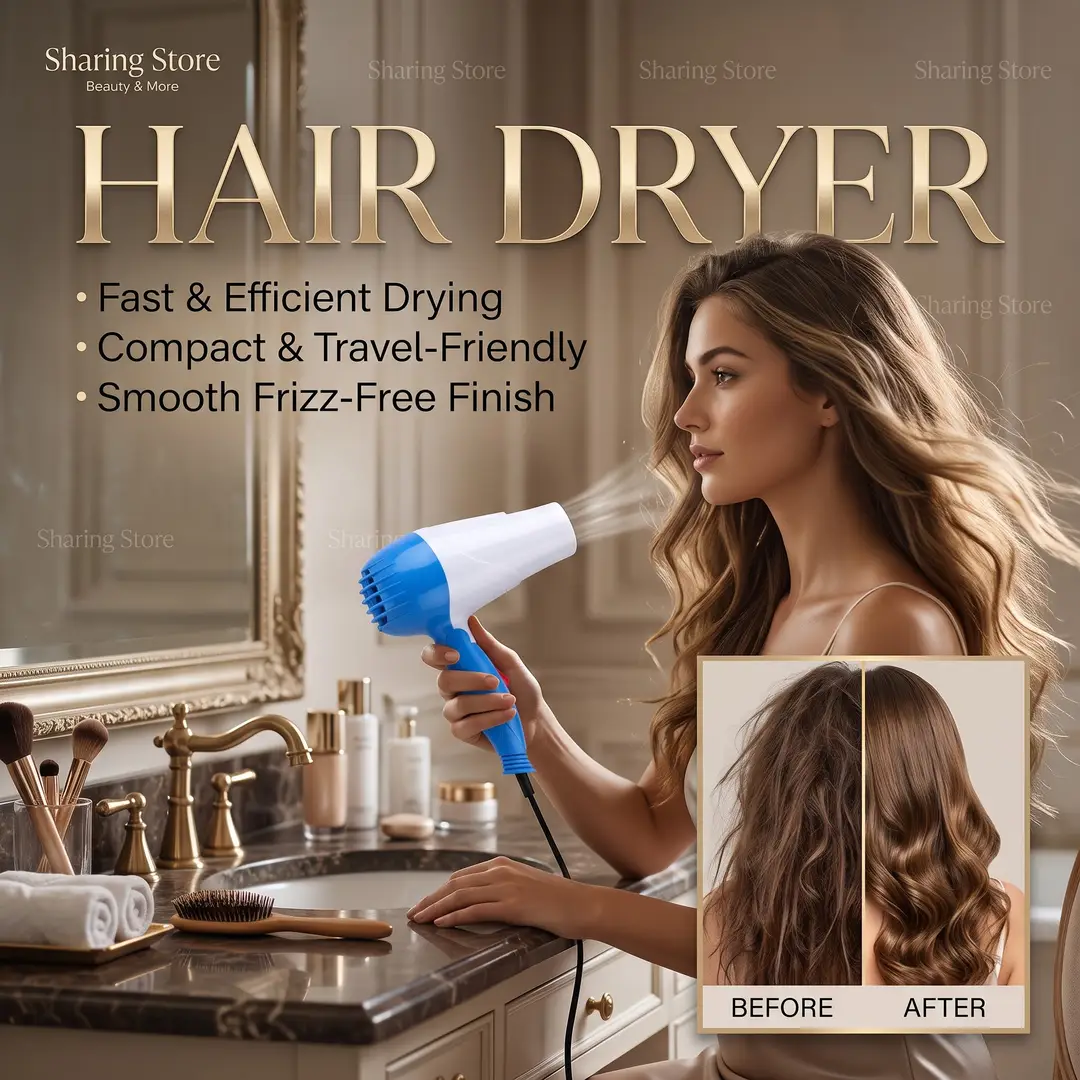 NOVA 1000W Foldable Hair Dryer