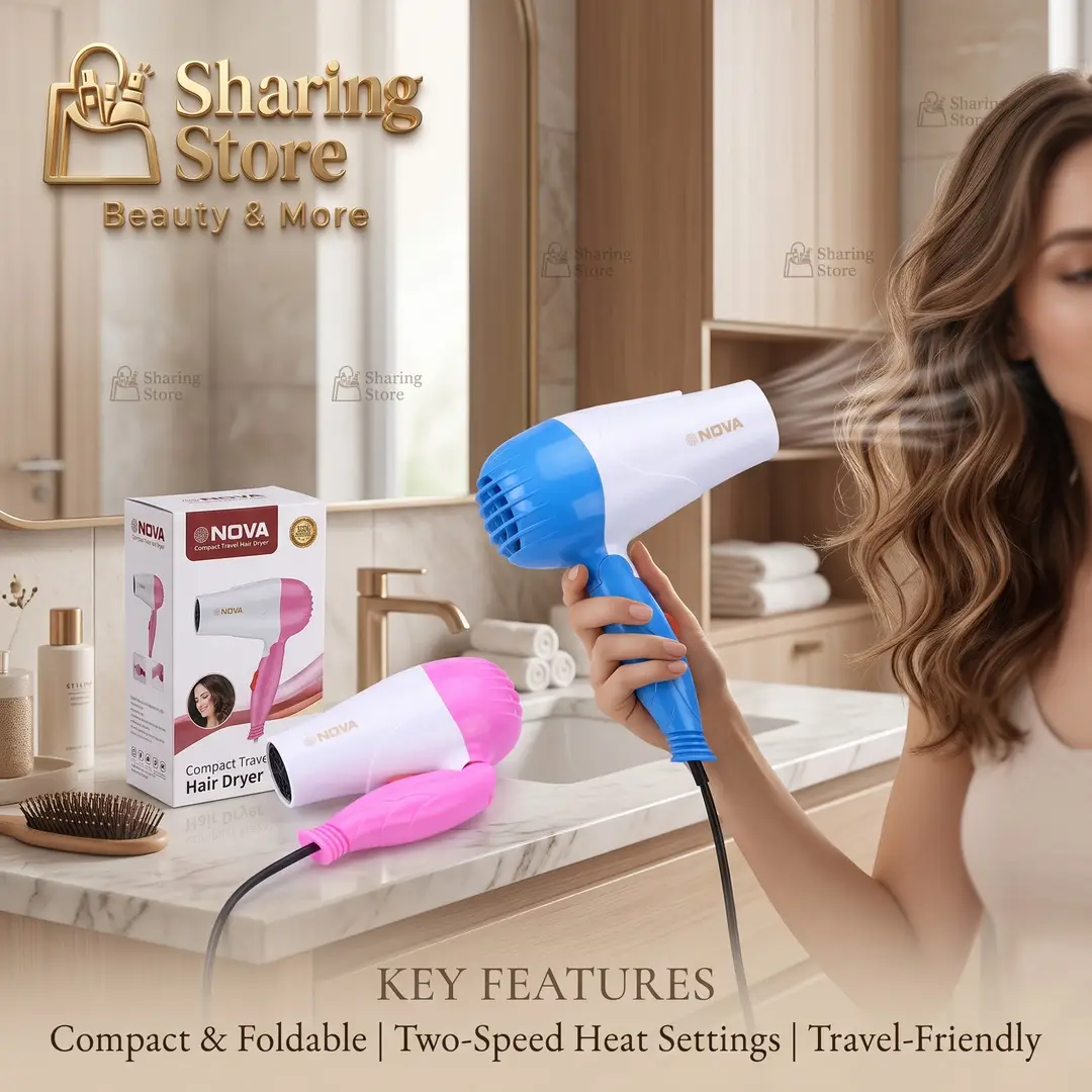 NOVA 1000W Foldable Hair Dryer
