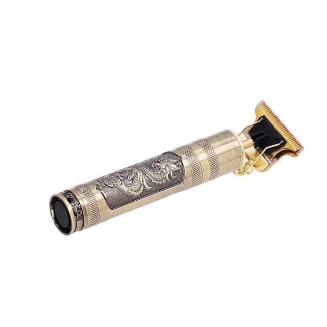 Vintage T9 Rechargeable Hair Trimmer Golden 4 Blades