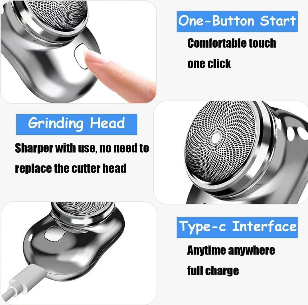 Mini Rechargeable Hair Shaver for Men & Women