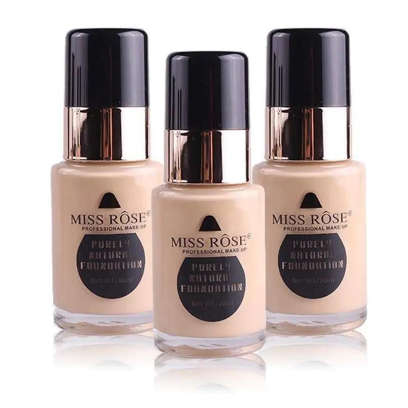Miss Rose Matte Foundation 24Hr Creamy Brown All Skin Types
