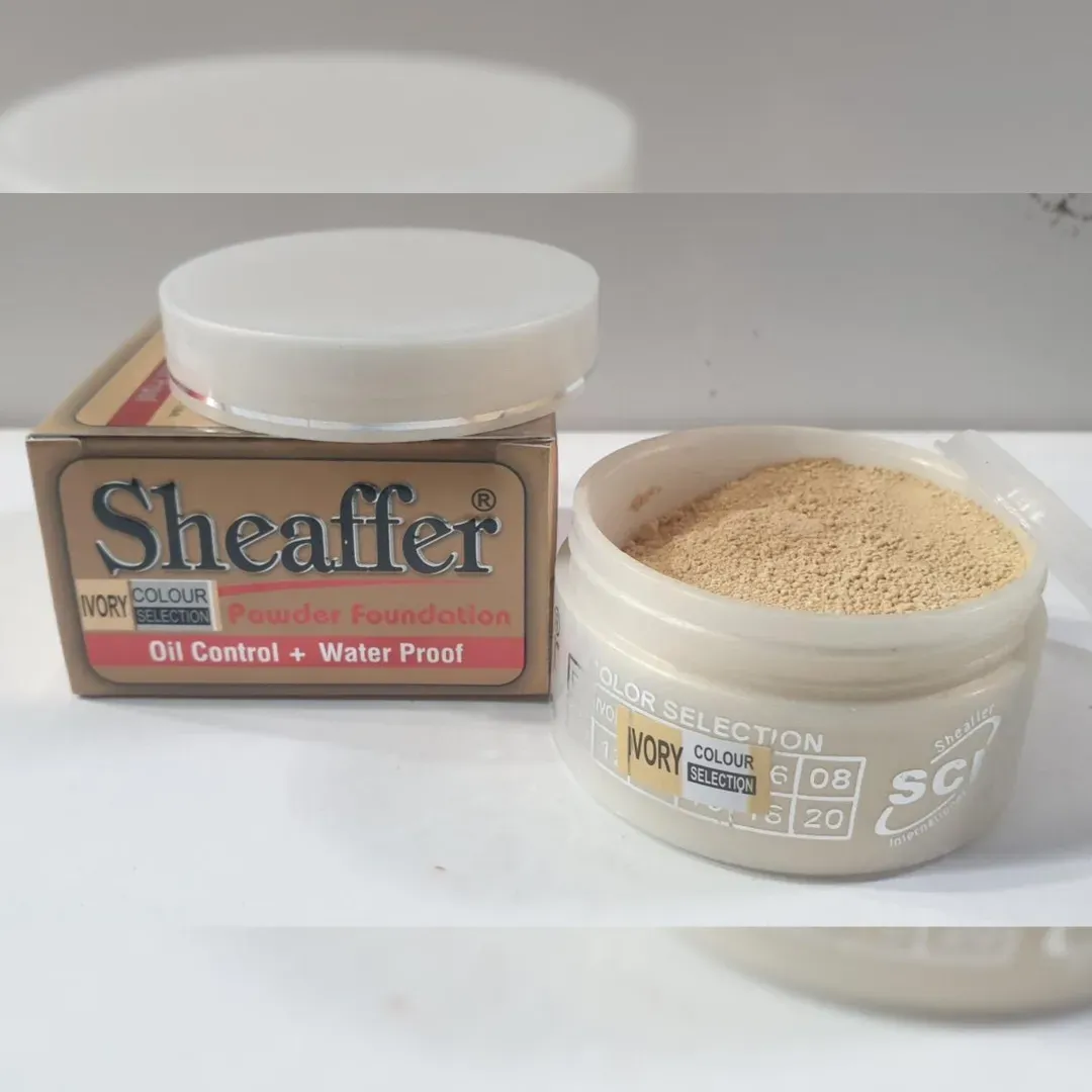 Sheaffer Powder Foundation – Waterproof & Oil Control Long-Lasting Face Makeup