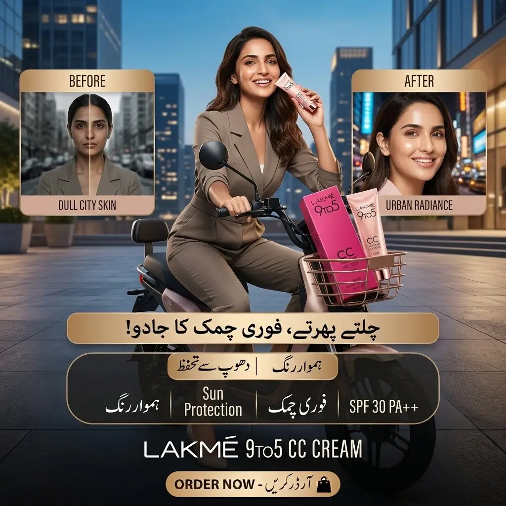 Lakmé 9to5 CC Complexion Care Cream - Beige (SPF 30 PA++) | All-in-One Instant Skin Stylist