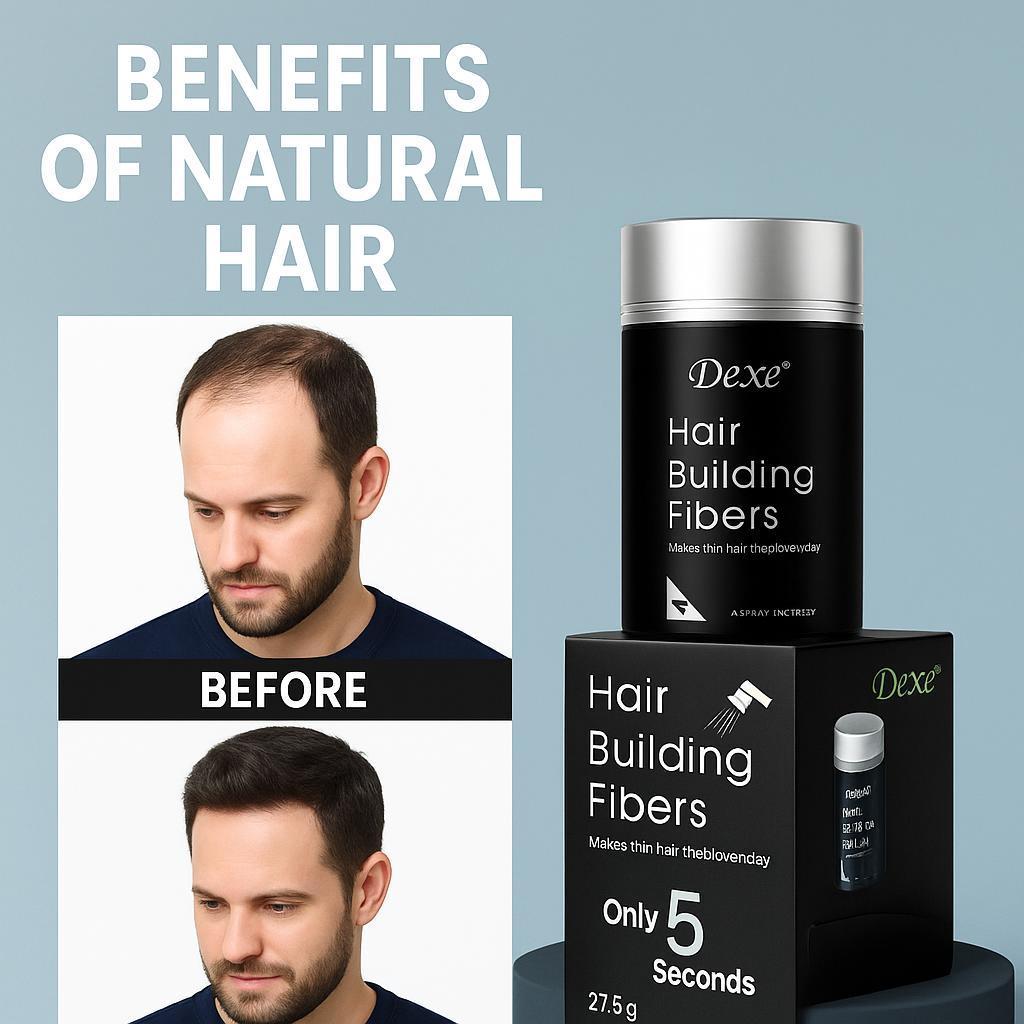 Hair Building Fiber 29g Black Brown Gray Volume Boost