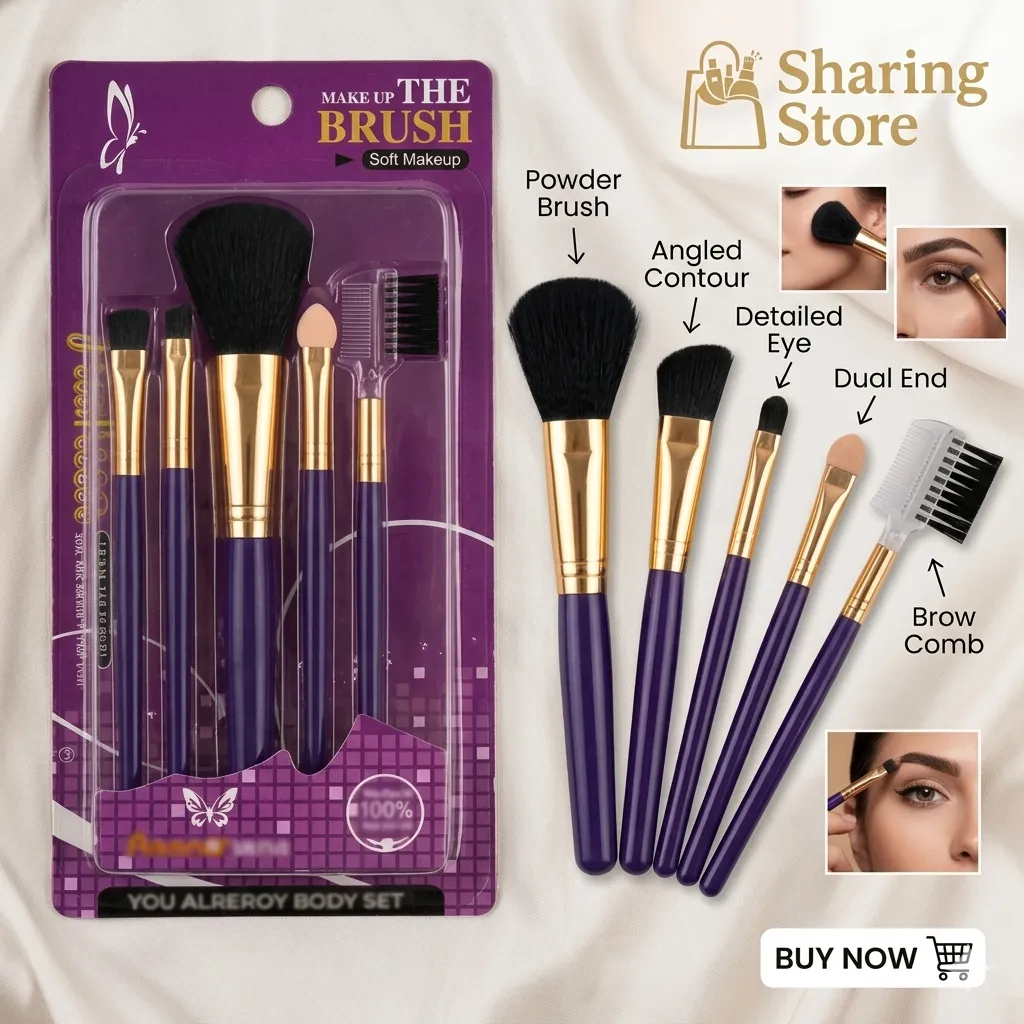 Makeup Brushes Set for Practicing Makeup, Travel Friendly, Professional Use