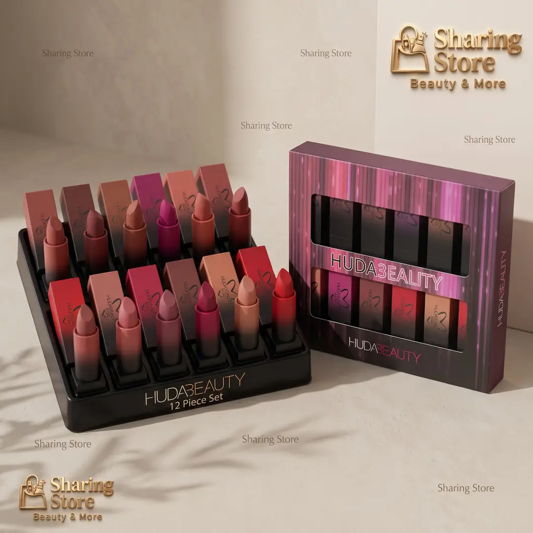 Huda Beauty Matte Lipstick Set (6-Piece Collection)