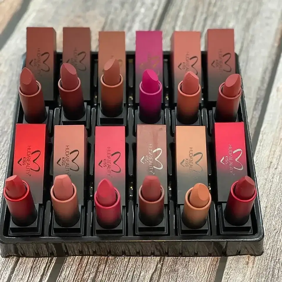 Huda Beauty Matte Lipstick Set (6-Piece Collection)