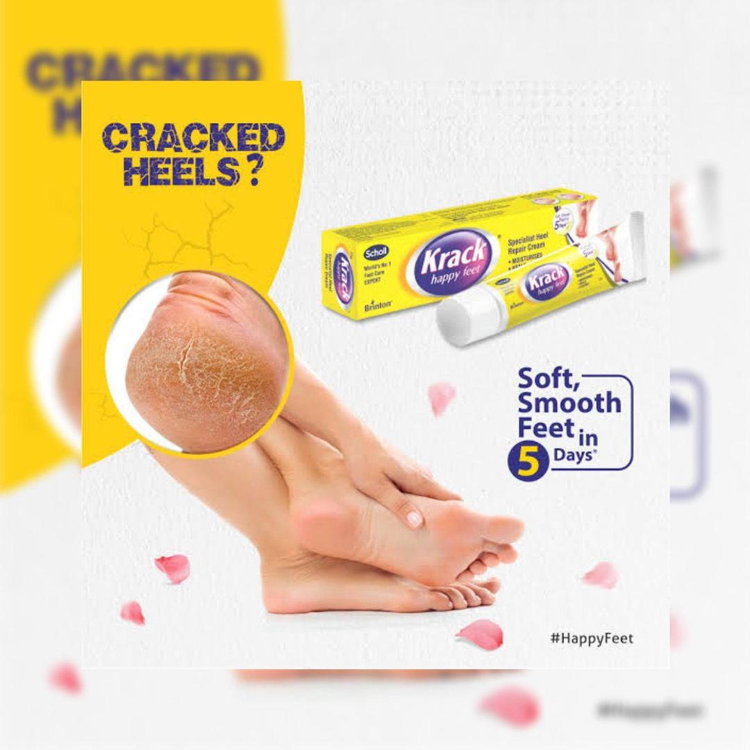 Nourishing Hydrating Foot Cream for Dry Skin White