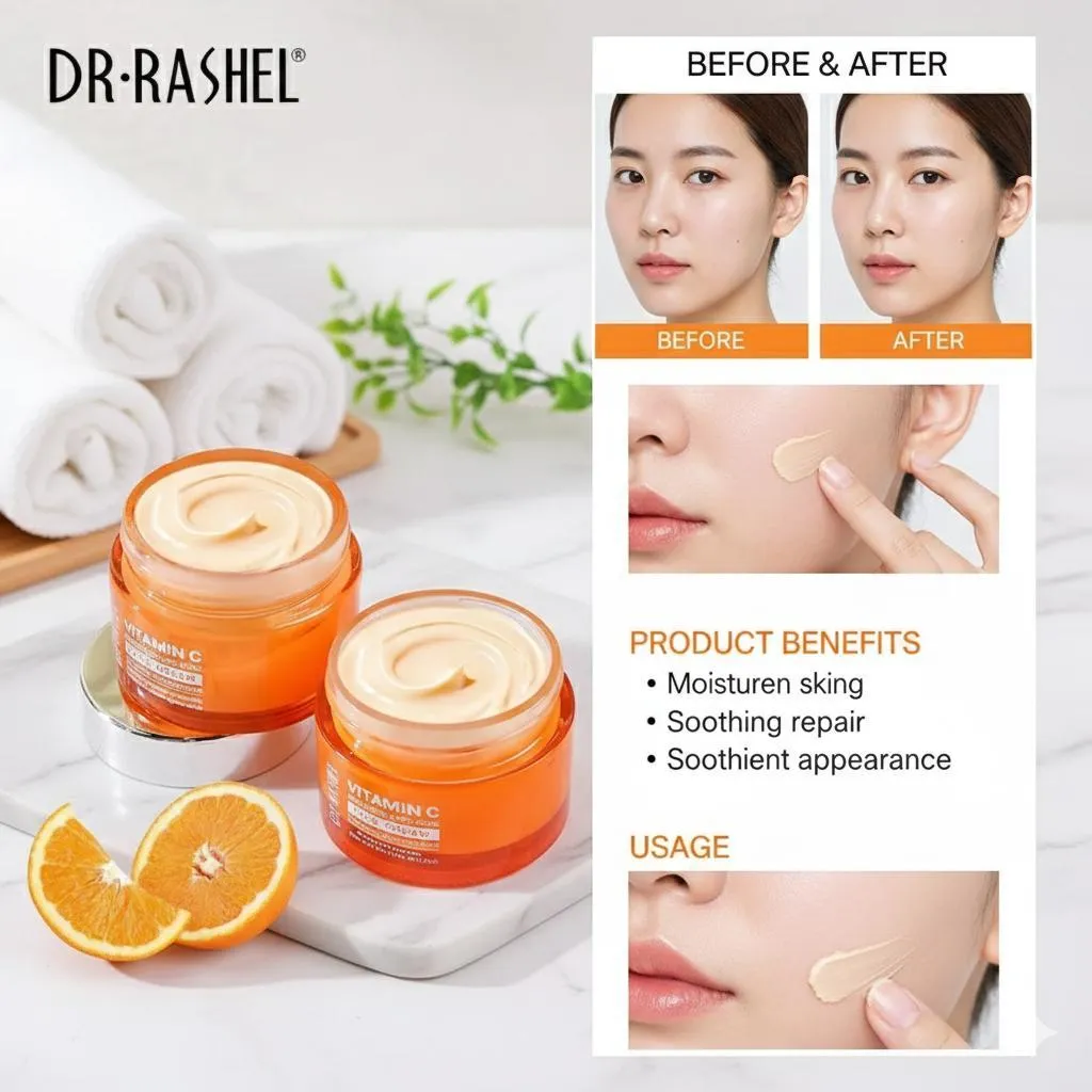 Dr. Rashel Vitamin C Night Cream for Anti-Aging & Skin Repair