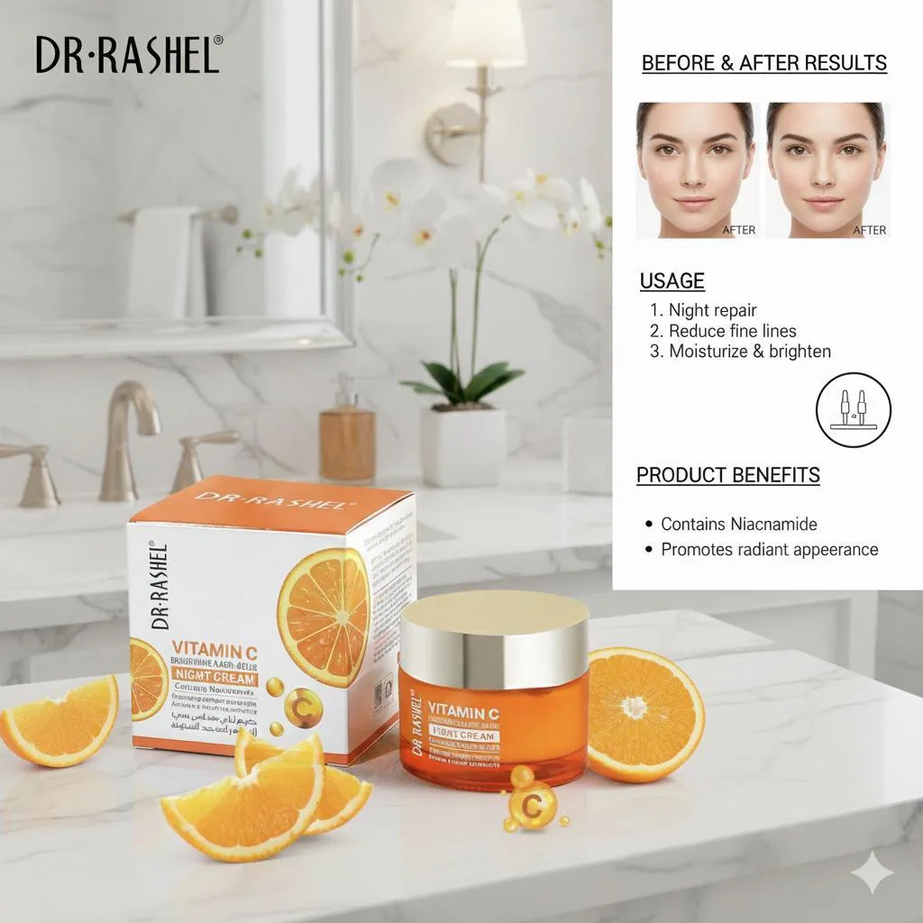 Dr. Rashel Vitamin C Night Cream for Anti-Aging & Skin Repair