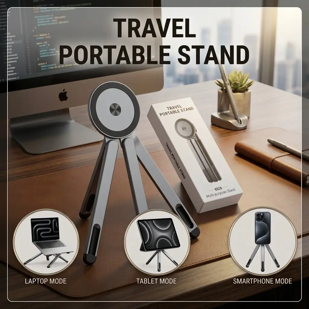 Portable Travel Stand for Mobile, Tablet & Laptop – & TripoD