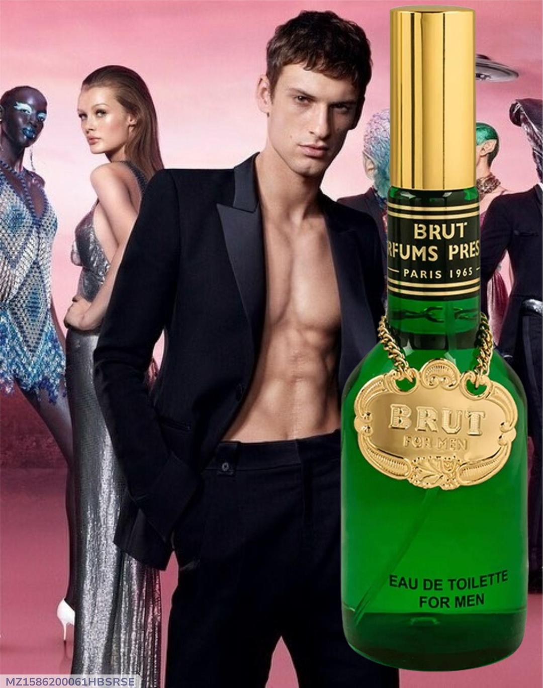Brut Eau de Toilette for Men 100ml Green Gold Bottle