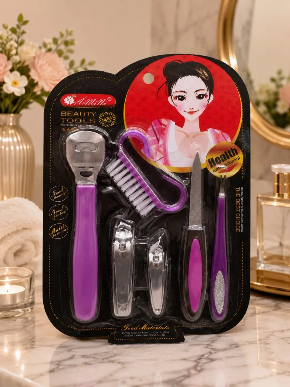 Non-Irritating Ingredients Mani Pedi Kit 100 Pack Of 1