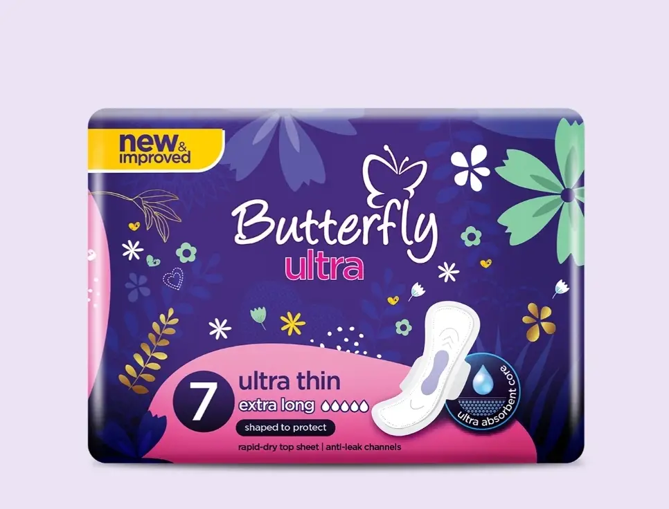 Non-Irritating Ingredients Sanitary Pads