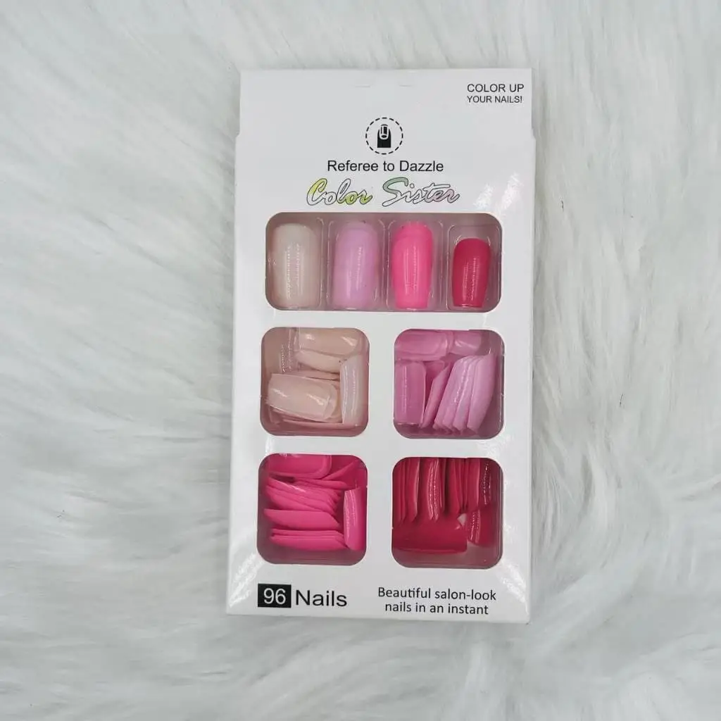 Smooth and Even Coverage Fake Nails 96 Pcs