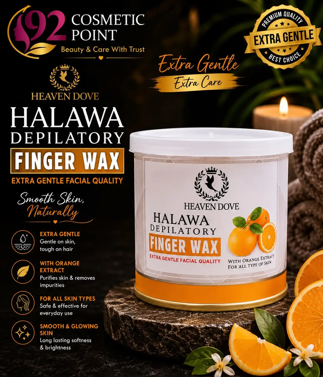 Painless Hair Removal Finger Wax