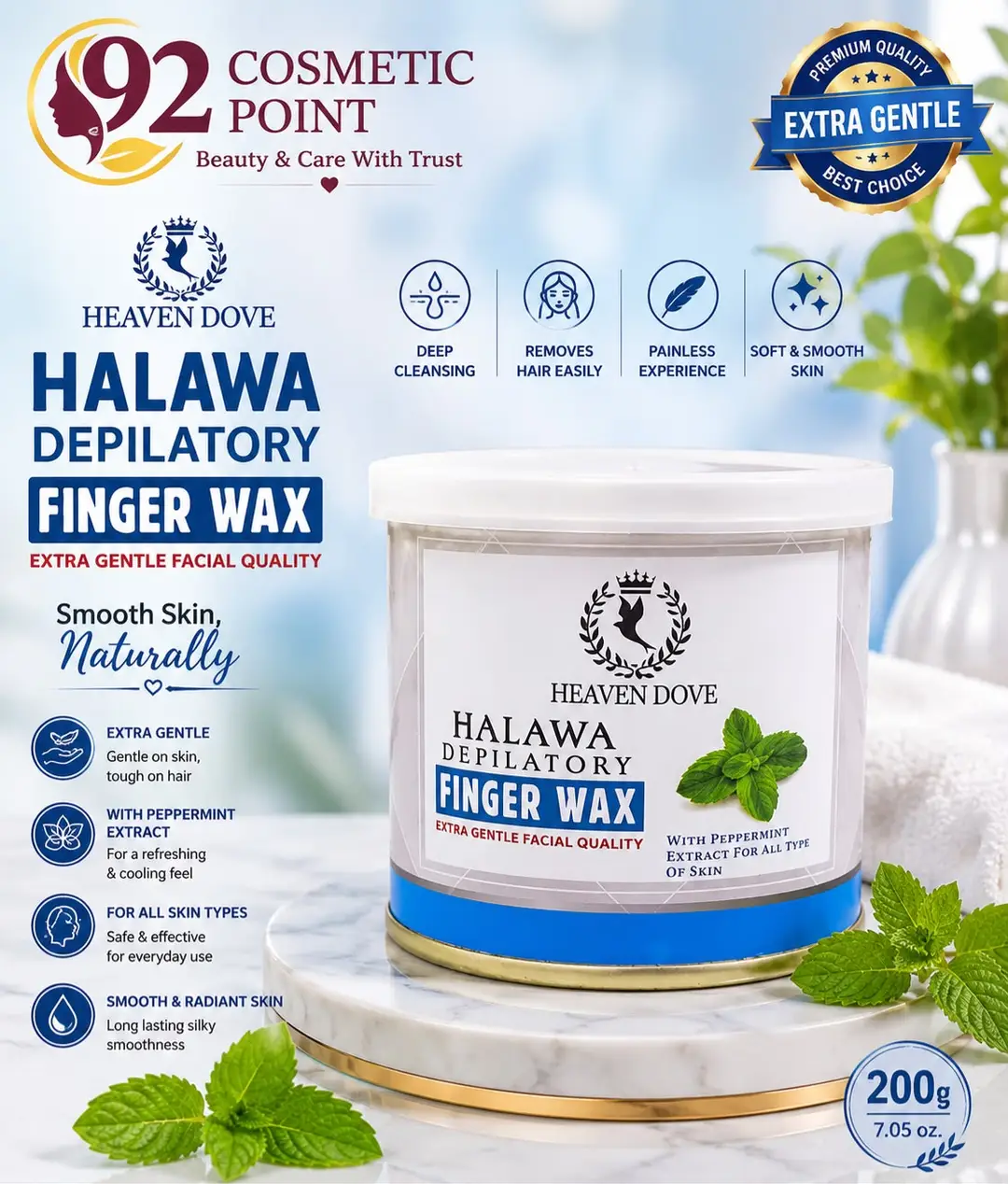 Painless Hair Removal Finger Wax