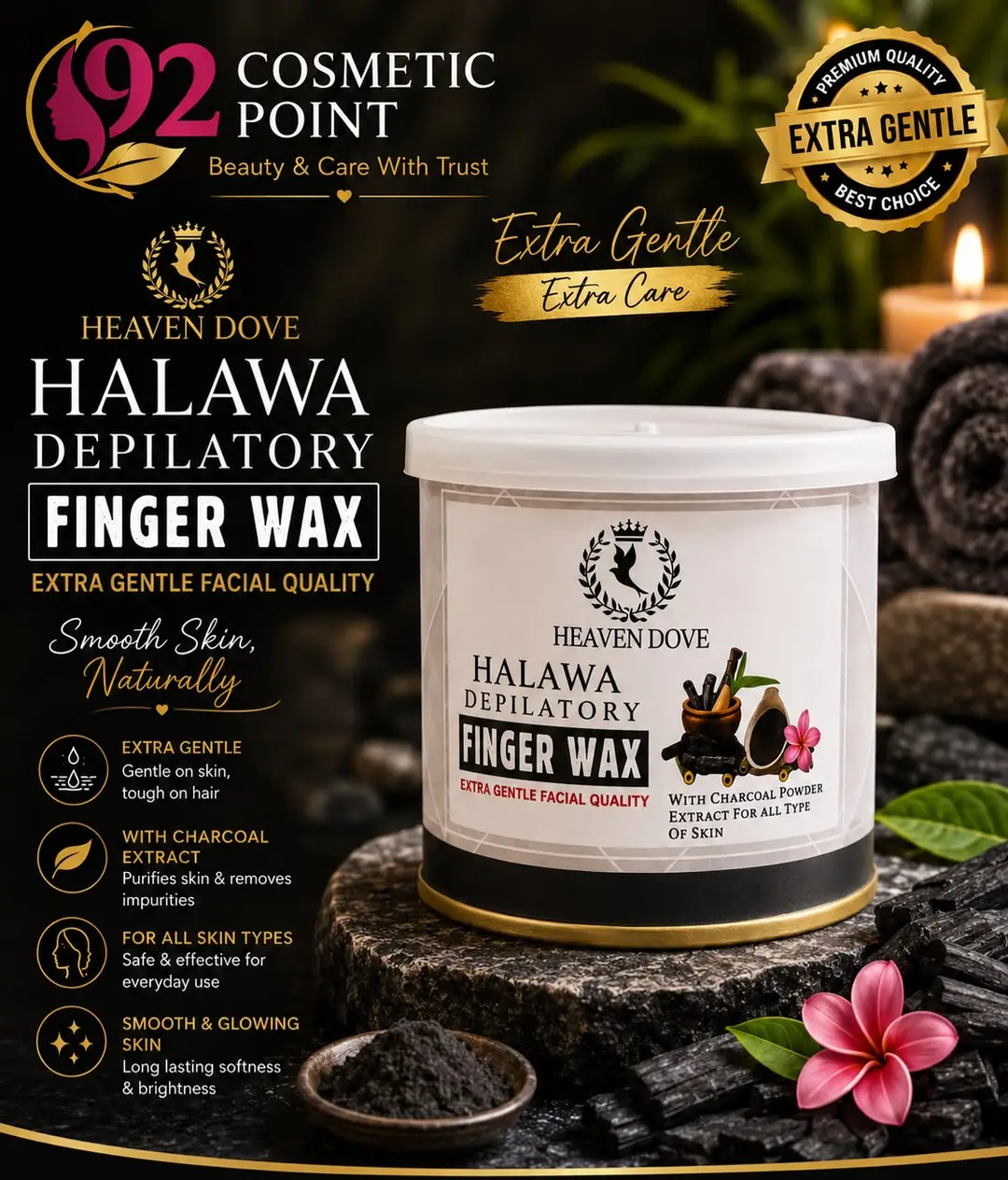 Painless Hair Removal Finger Wax