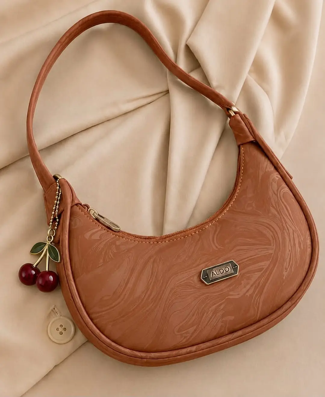 Women's Leather Plain Shoulder Bag