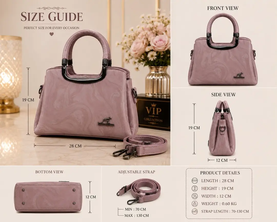 Women's Leather Printed Shoulder Bag