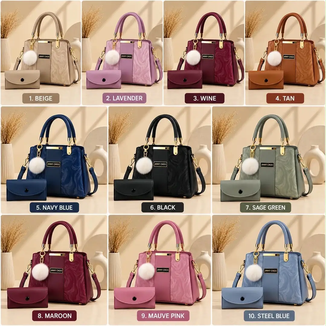Women's Leather Plain Shoulder Bag