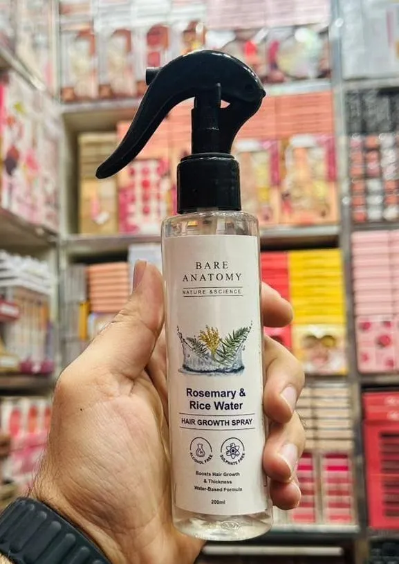 Rosemary & Rice Water Hair Spray 200ml for Thin Hair